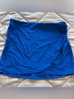 summersalt Bright Blue Swim Coverup Skirt